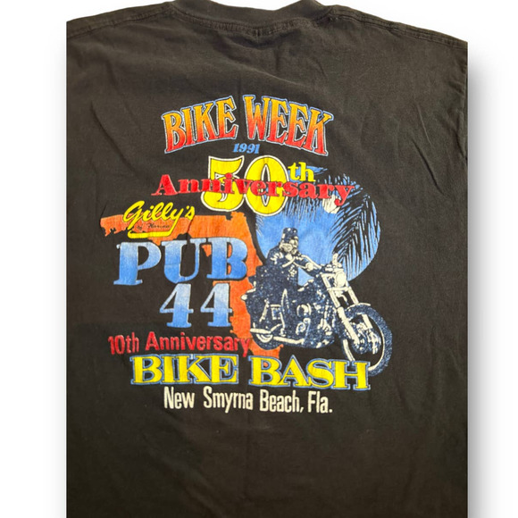 Vintage 1988 and 1991 Bike Week T-Shirts - Picture 3 of 15